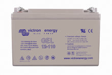 12V 110Ah Gel Deep Cycle Battery (front)