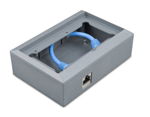 Wall mount enclosure for 65 x 120mm GX panels_left